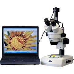 Microscopes; Microscope Type: Stereo; Eyepiece Type: Trinocular; Image Direction: Upright; Eyepiece Magnification: 10x; Maximum Magnification: 3.5x