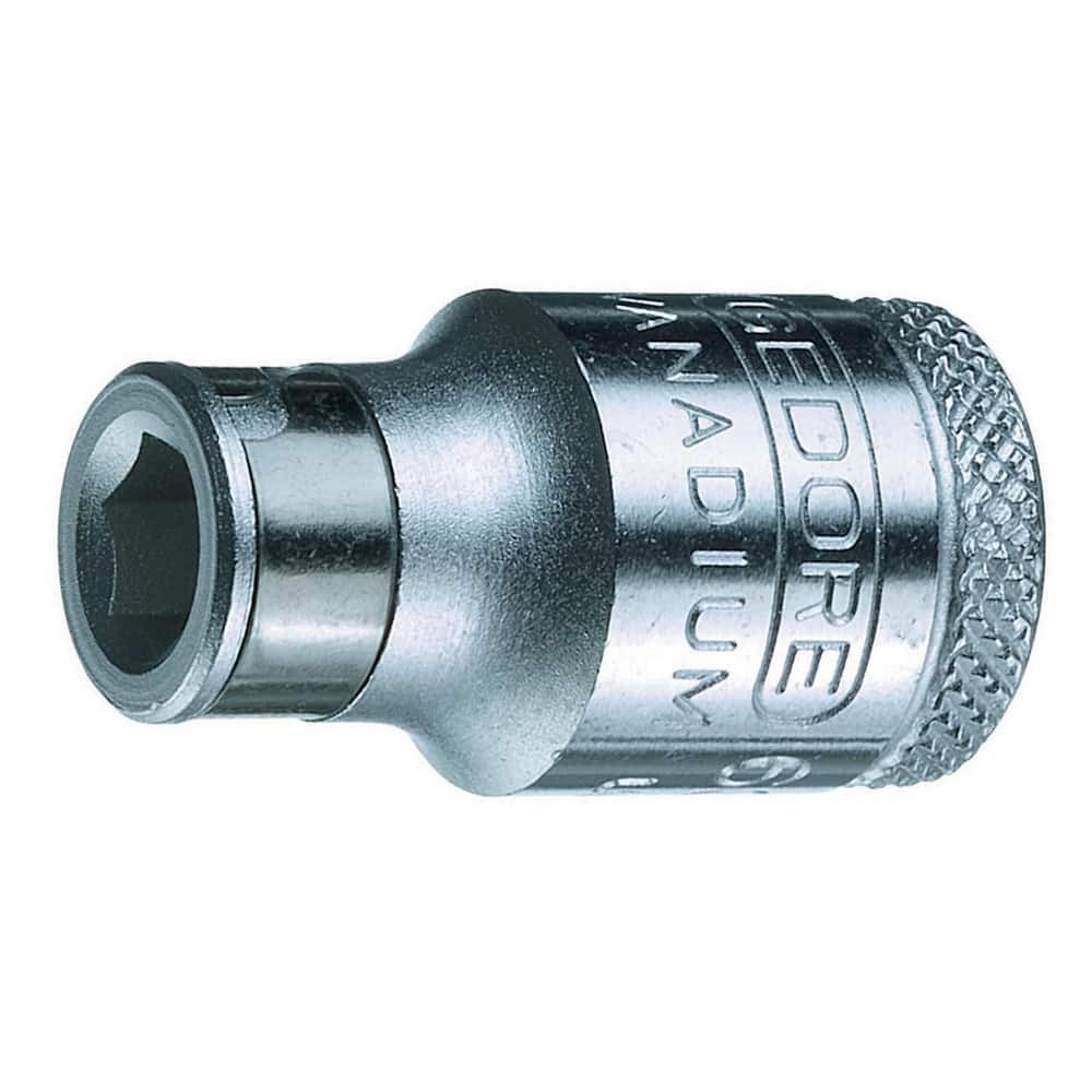 Socket Adapters & Universal Joints; Adapter Type: Hex Bit; Male Drive Style: Hex; Female Drive Style: Hex; Finish: Chrome-Plated; Standards: DIN 3126; DIN 3120; Overall Length: 25.00