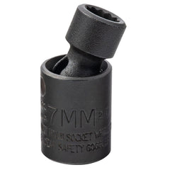 Impact Sockets; Drive Style: Square; Material: Steel; Finish: Black Oxide; Insulated: No; Non-sparking: No; Deep: No; Number Of Points: 12; Overall Length: 2.00