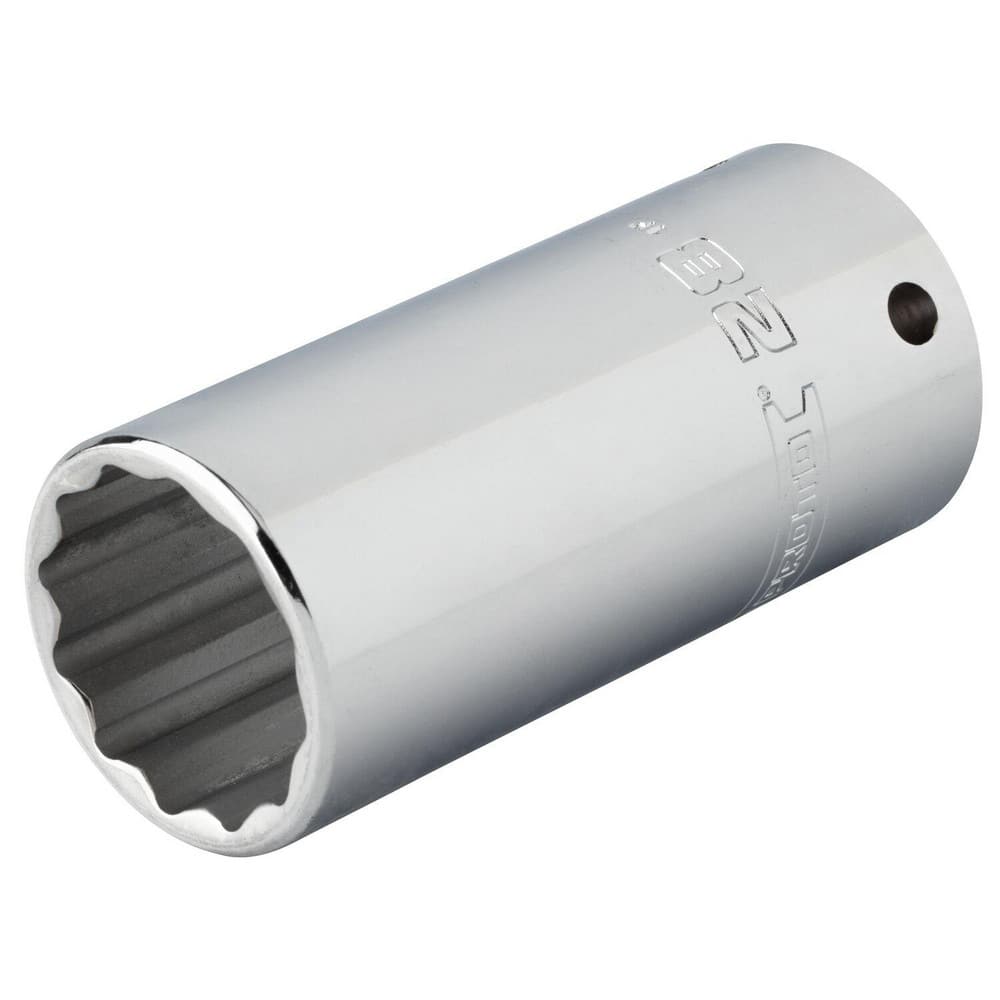 Hand Sockets; Socket Type: Deep Socket; Drive Style: Hex; Material: Steel; Insulated: No; Tether Style: Tether Ready; Standards: ASME B107.110-2012; Number Of Points: 12; Overall Length: 3.25