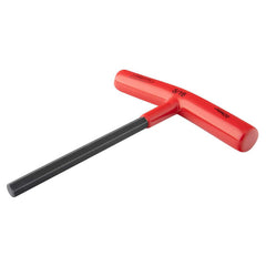 Hex Keys; End Type: Hex; Handle Type: T-Handle; Arm Style: T-Handle; Arm Length: 3 in; 6 in; Handle Color: Red; Insulated: No; Overall Length: 6.00