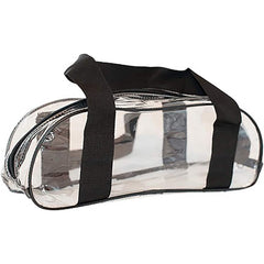 Tool Bags & Tool Totes; Closure Type: Zipper; Material: Vinyl; Overall Width: 12; Overall Depth: 4 in; Overall Height: 4 in; Color: Clear; Number Of Pockets: 1.000