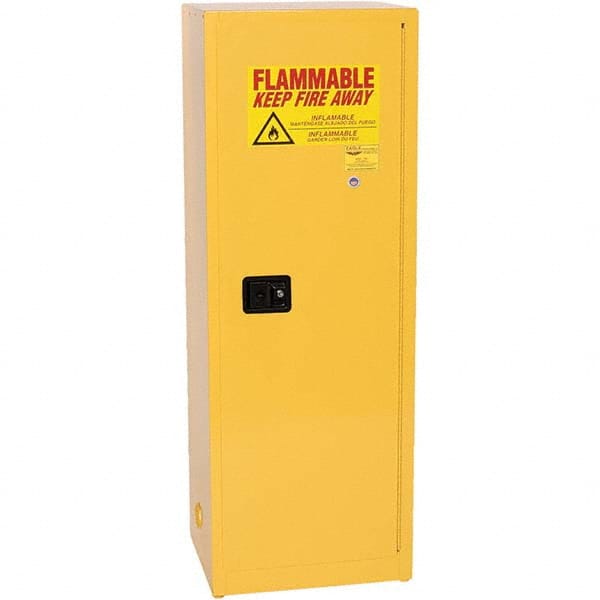 Eagle - Safety Cabinets Hazardous Chemical Type: Flammable and Combustible Liquids Color: Yellow - Benchmark Tooling