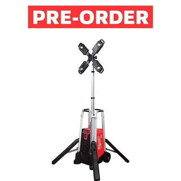 Milwaukee Tool - Portable Work Lights Portable Type: Floor Lamp Type: LED - Benchmark Tooling