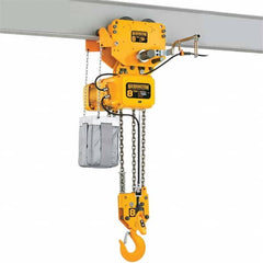 Harrington Hoist - Electric Hoists Type: Electric Chain Hoist Load Capacity (Ton): 10 - Benchmark Tooling