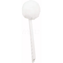 Toilet Bowl Brushes & Accessories; Type: Toilet Bowl Mop; Bristle Material: Polypropylene; Overall Length (Inch): 12; Handle Material: Plastic; Color: White; Handle Style: Straight; Handle Length (Inch): 12; Diameter (Inch): 2