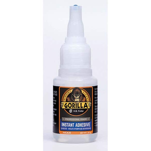 GorillaPro - 20 g Squeeze Bottle Clear Instant Adhesive - Benchmark Tooling