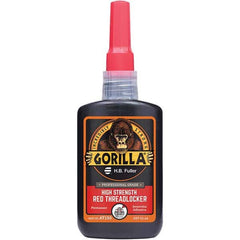 GorillaPro - 50 mL Bottle, Red, High Strength Threadlocker - Benchmark Tooling