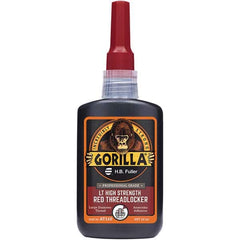 GorillaPro - 50 mL Bottle, Red, High Strength Threadlocker - Benchmark Tooling