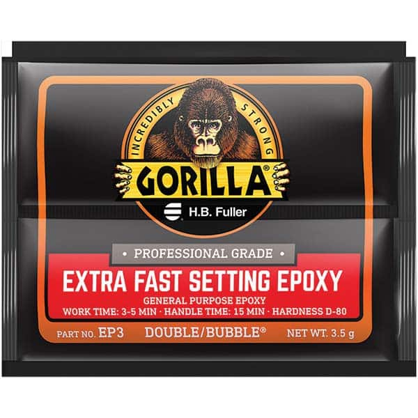 GorillaPro - Smaller than 1 oz. Foil Pack Extra Fast Setting Epoxy - Benchmark Tooling