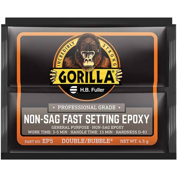 GorillaPro - Smaller than 1 oz. Foil Pack Non-Sag Fast Setting Epoxy - Benchmark Tooling