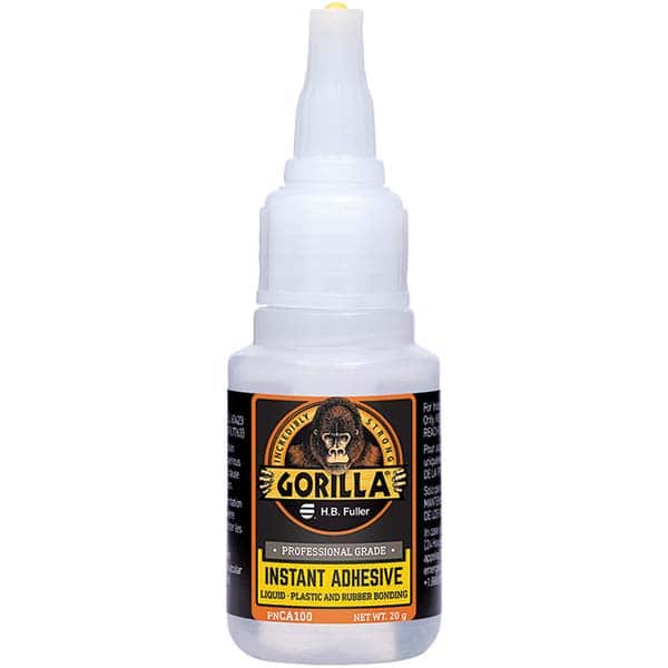 GorillaPro - 20 g Squeeze Bottle Clear Instant Adhesive - Benchmark Tooling