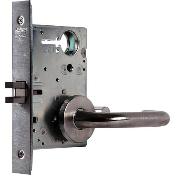 Lever Locksets; Type: Passage; Door Thickness: 1-3/4; Key Type: Conventional; Back Set: 2-3/4; For Use With: Commercial Doors; Finish/Coating: Satin Chrome; Material: Steel; Material: Steel; Door Thickness: 1-3/4; Lockset Grade: Grade 1; Performance: Heav