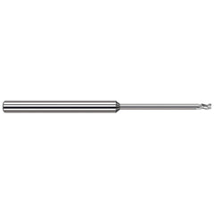 Harvey Tool - Corner Radius & Corner Chamfer End Mills; Mill Diameter (Inch): 1/16 ; Mill Diameter (Decimal Inch): 0.0620 ; End Type: Corner Radius ; Corner Radius (Decimal Inch): 0.0050 ; Number of Flutes: 3 ; Material: Solid Carbide - Exact Industrial Supply