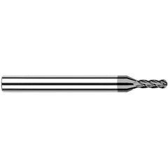 Harvey Tool - Ball End Mills; Mill Diameter (Inch): 5/32 ; Mill Diameter (Decimal Inch): 0.1562 ; Number of Flutes: 4 ; Length of Cut (Decimal Inch): 0.4700 ; Material: Solid Carbide ; Overall Length (Inch): 2 - Exact Industrial Supply