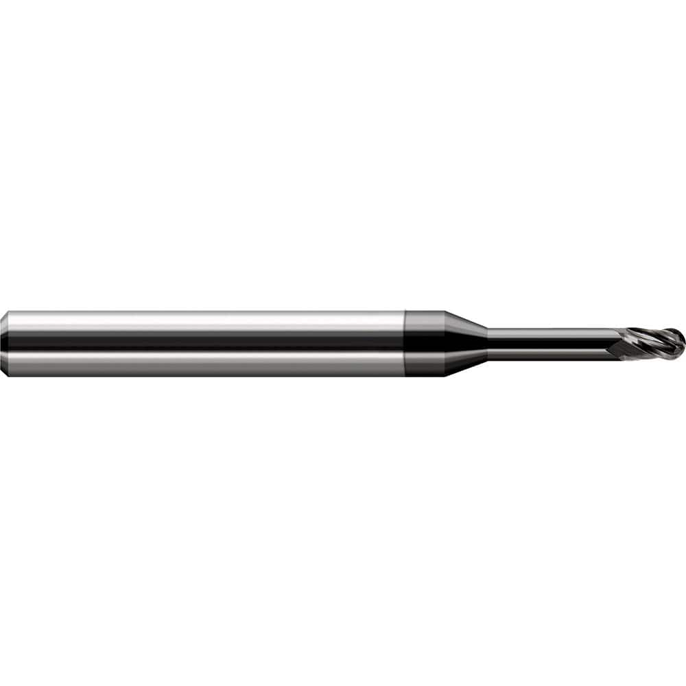 Harvey Tool - Ball End Mills; Mill Diameter (Inch): 1/8 ; Mill Diameter (Decimal Inch): 0.1250 ; Number of Flutes: 3 ; Length of Cut (Inch): 3/16 ; Length of Cut (Decimal Inch): 0.1870 ; Material: Solid Carbide - Exact Industrial Supply