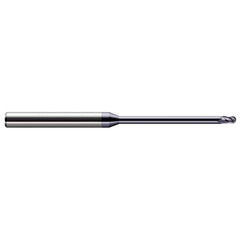 Harvey Tool - 1/16" Diam, 3/32" LOC, 3 Flute Solid Carbide Ball End Mill - Exact Industrial Supply