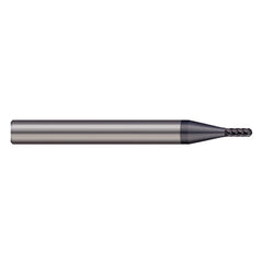 Harvey Tool - Ball End Mills; Mill Diameter (Inch): 5/64 ; Mill Diameter (Decimal Inch): 0.0780 ; Number of Flutes: 6 ; Length of Cut (Inch): 15/64 ; Length of Cut (Decimal Inch): 0.2340 ; Material: Solid Carbide - Exact Industrial Supply
