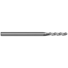 Harvey Tool - Ball End Mills; Mill Diameter (Inch): 1/8 ; Mill Diameter (Decimal Inch): 0.1250 ; Number of Flutes: 3 ; Length of Cut (Inch): 5/8 ; Length of Cut (Decimal Inch): 0.6250 ; Material: Solid Carbide - Exact Industrial Supply