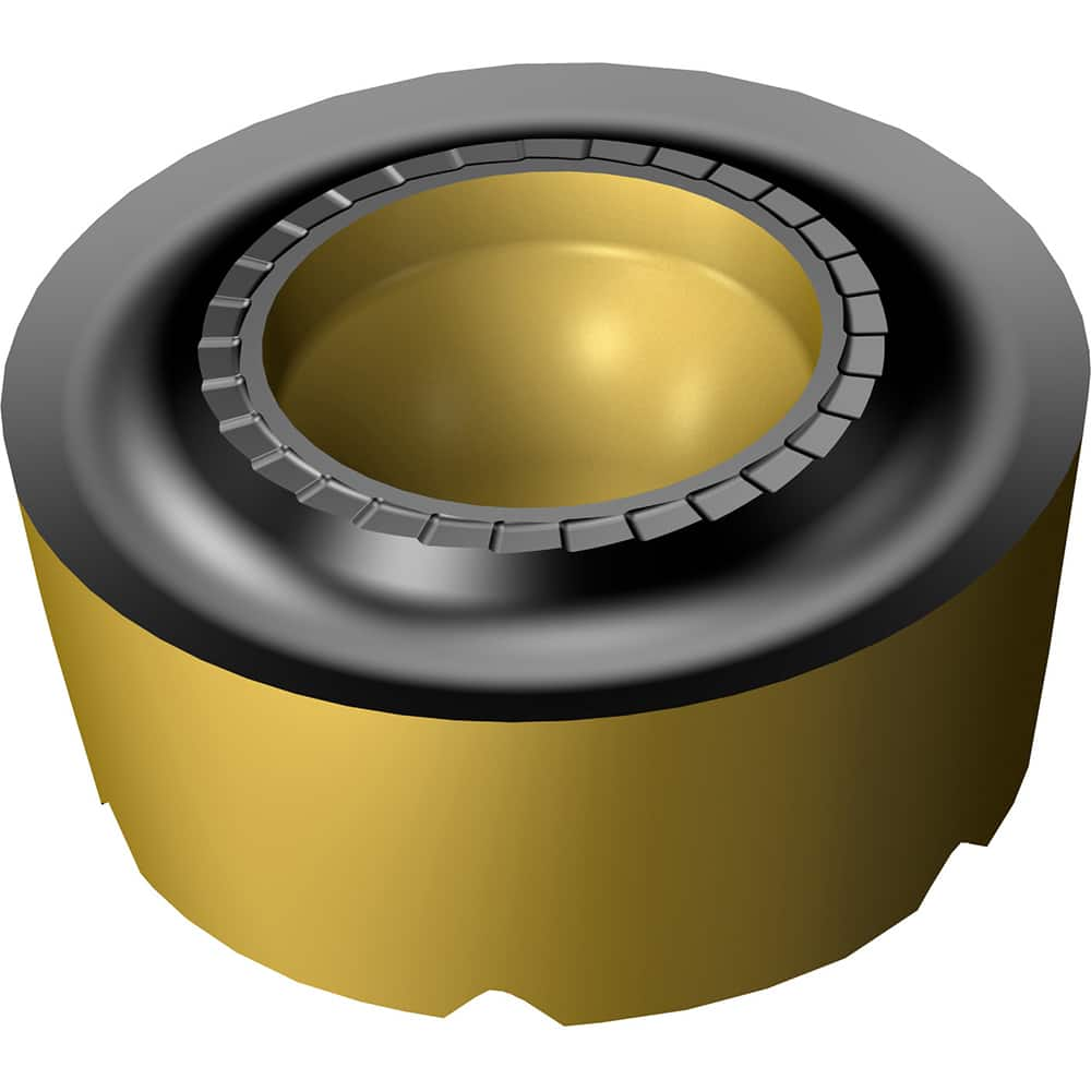 Turning Insert:  RCMT 16 06 MP-M3 S205,  Solid Carbide TiCN, Al2O3 & TiN Finish,  Neutral,  0.3150″ Corner Radius,  N/A Round,  Series  CoroTurn 107