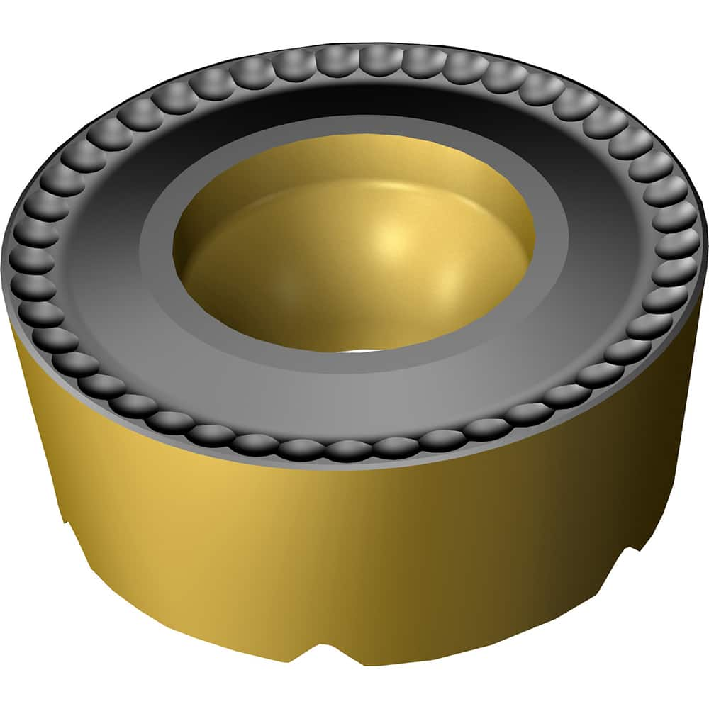 Turning Insert:  RCMT 16 06 MP-H7 S205,  Solid Carbide TiCN, Al2O3 & TiN Finish,  Neutral,  0.3150″ Corner Radius,  N/A Round,  Series  CoroTurn 107