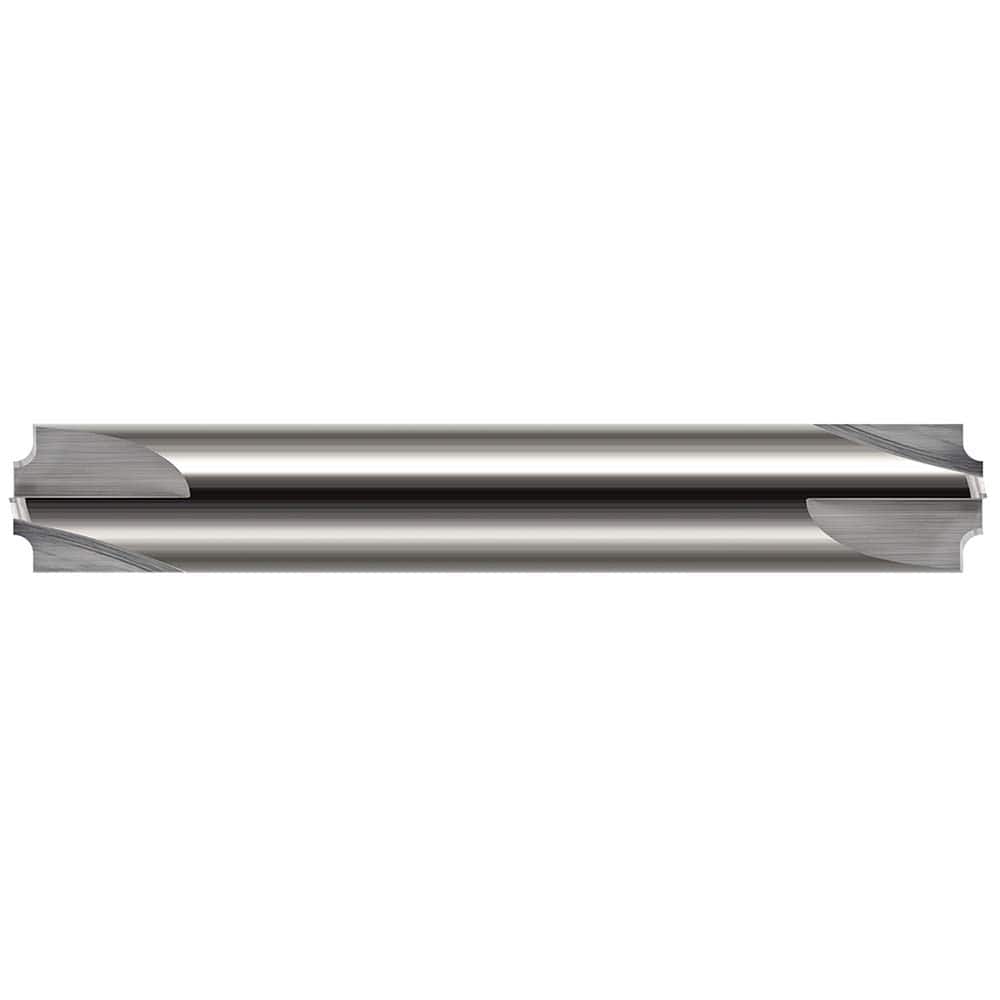 Harvey Tool - Corner Rounding End Mills; Material: Solid Carbide ; Single or Double End: Double ; Radius (Decimal Inch): 0.0300 ; Mill Diameter (Inch): 1/8 ; Mill Diameter (Decimal Inch): 0.1250 ; Number of Flutes: 4 - Exact Industrial Supply