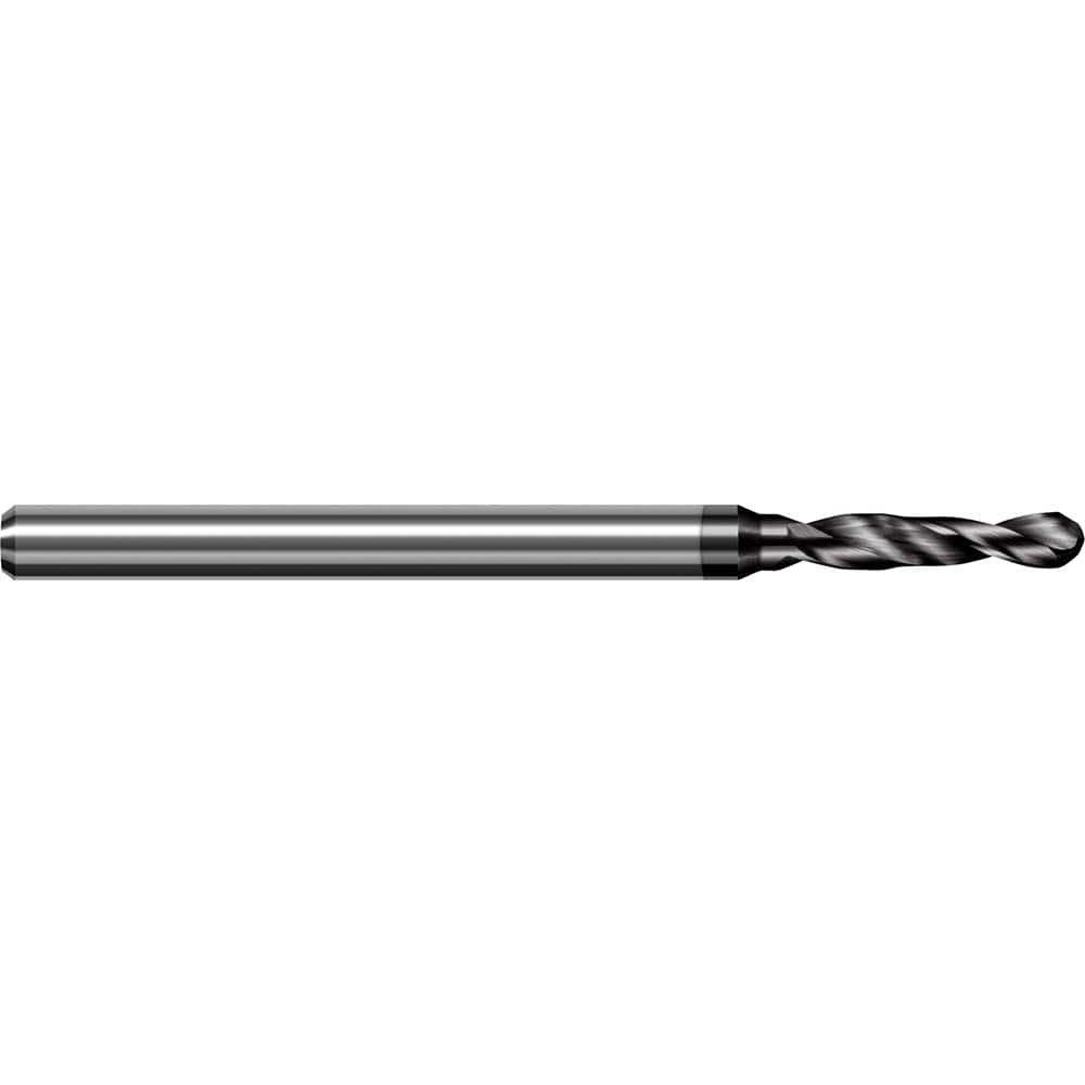 Jobber Length Drill Bit: 0.2344″ Dia, 130 °, Solid Carbide Amorphous Diamond Finish, Right Hand Cut, Spiral Flute, Straight-Cylindrical Shank