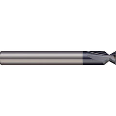 Harvey Tool - 60° 1/16" Cut Diam, 0.7mm Cut Width, Solid Carbide Dovetail Cutter - Exact Industrial Supply