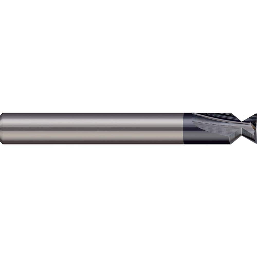 Harvey Tool - 48° 5/64" Cut Diam, 0.045" Cut Width, Solid Carbide Dovetail Cutter - Exact Industrial Supply