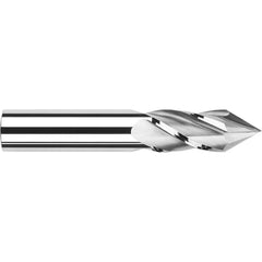 Harvey Tool - 3/32" Diam, 3/8" LOC, 4 Flute 60° Point Angle Solid Carbide Drill Mill - Exact Industrial Supply