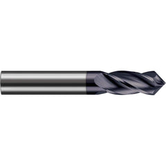 Harvey Tool - 3/8" Diam, 7/8" LOC, 4 Flute 90° Point Angle Solid Carbide Drill Mill - Exact Industrial Supply