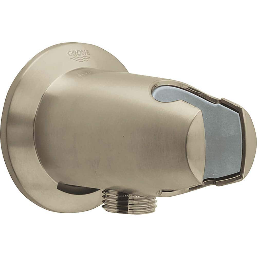 Grohe - Tub & Shower Faucets; Type: Wall Union ; Style: Movario ; Design: Ceramic Mixing Cartridge ; Material: Metal ; Handle Type: No Handle ; Handle Material: Non-Metallic - Exact Industrial Supply