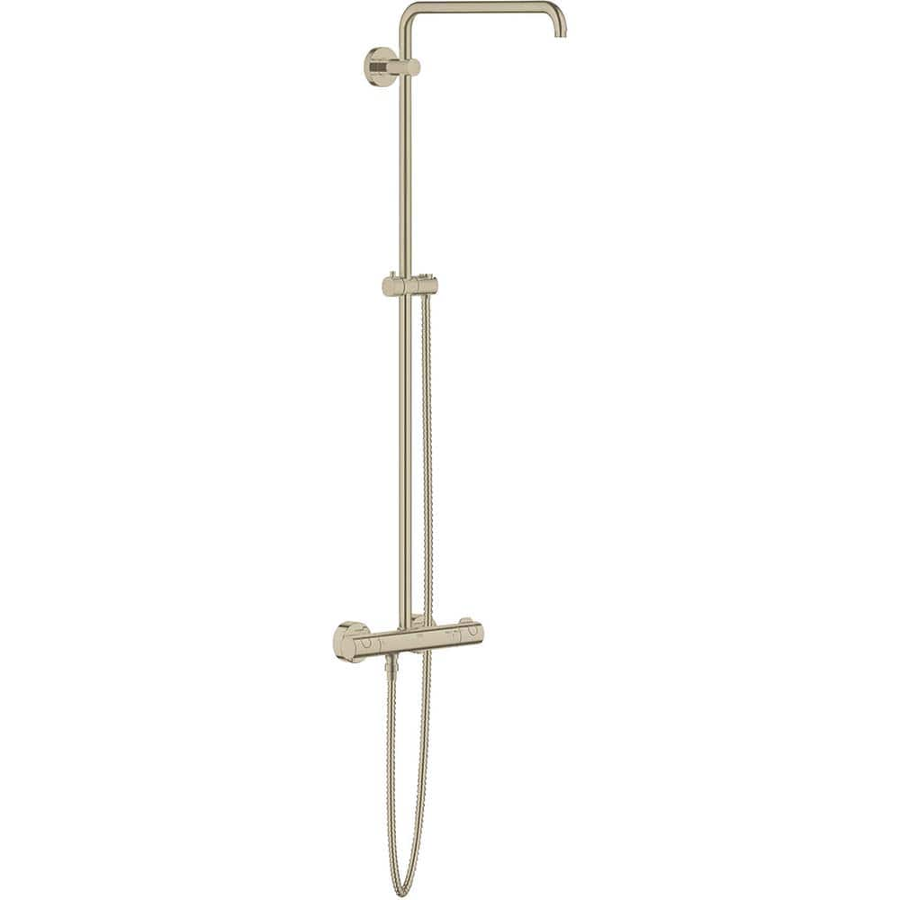 Grohe - Tub & Shower Faucets; Type: Shower System ; Style: Euphoria ; Design: Assembled Package ; Material: Metal ; Handle Type: Knob ; Handle Material: Metal - Exact Industrial Supply