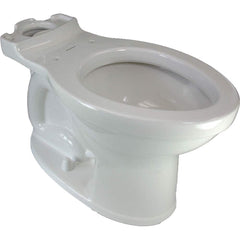 American Standard - Toilets; Type: Bowl only ; Bowl Shape: Elongated ; Mounting Style: Floor ; Gallons Per Flush: 1.28 ; Overall Height: 16.5 ; Overall Width: 14 - Exact Industrial Supply