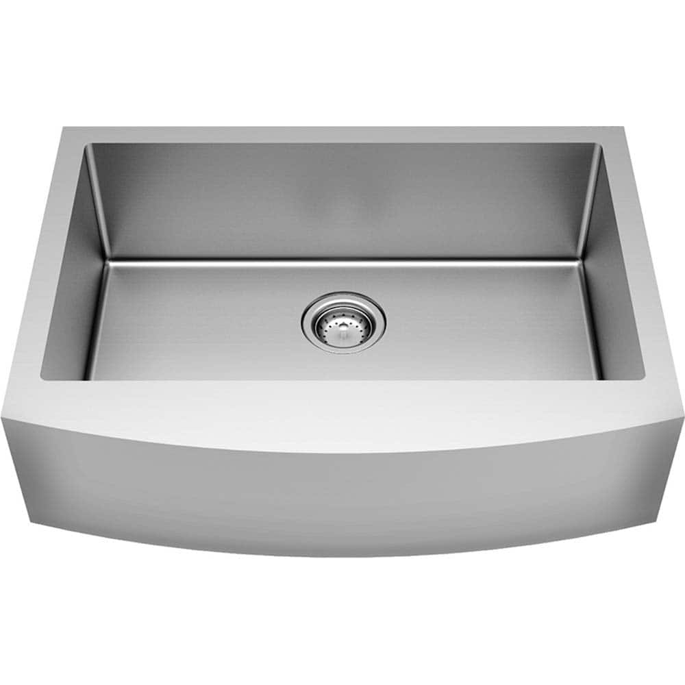 American Standard - Sinks; Type: Single Bowl Stainless Steel Kitchen Sink ; Outside Length: 22 (Inch); Outside Length: 22.000 (Decimal Inch); Outside Width: 30.000 (Decimal Inch); Outside Width: 30 (Inch); Outside Height: 9.0000 (Decimal Inch) - Exact Industrial Supply