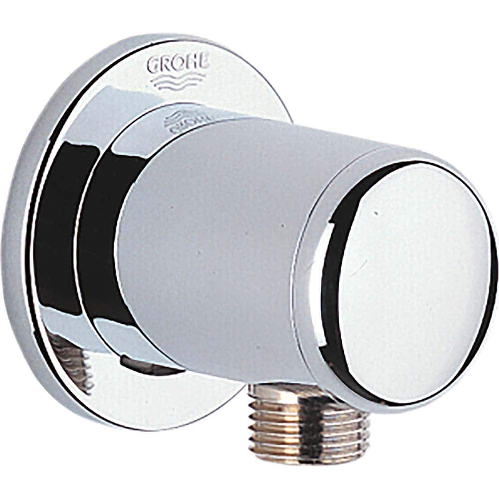 Grohe - Shower Heads & Accessories; Type: Shower outlet elbow ; Material: Metal ; Finish/Coating: Polished Chrome - Exact Industrial Supply