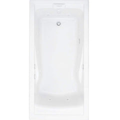 American Standard - Shower Supports & Kits; Type: Bathtub ; Length (Inch): 72 ; Material: High Gloss Acrylic ; Finish/Coating: White - Exact Industrial Supply