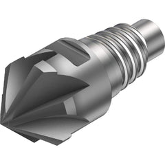 Sandvik Coromant - Corner Radius & Corner Chamfer End Mill Heads; Mill Diameter (mm): 3.00 ; Mill Diameter (Decimal Inch): 0.1181 ; End Type: Corner Radius ; Corner Radius (mm): 6 ; Number of Flutes: 4 ; Material: Solid Carbide - Exact Industrial Supply