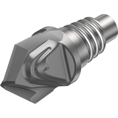 Sandvik Coromant - Corner Radius & Corner Chamfer End Mill Heads; Mill Diameter (mm): 1.50 ; Mill Diameter (Decimal Inch): 0.0591 ; End Type: Corner Radius ; Corner Radius (mm): 1.5 ; Number of Flutes: 2 ; Material: Solid Carbide - Exact Industrial Supply