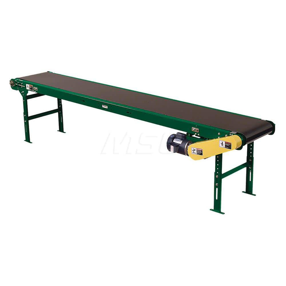 Motorized Conveyors; Type: Slider Bed Box Frame; Belt Width (Inch): 30.0000; Centerline Distance (Inch): 17.250; Shape: Straight; Length (Feet): 6; Additional Information: Assembly Required; Bed Width (Decimal Inch): 34.5000