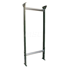 Conveyor Accessories; Type: H Stand; Width (Inch): 17; For Use With: Conveyor of 2-1/2 and 3-1/2″ channel frames and 16″ BF channel frames; Overall Height: 67.0000 in; Material: Steel; Overall Length (Inch): 8.00; Length: 8.00; Overall Length: 8.00; Acces