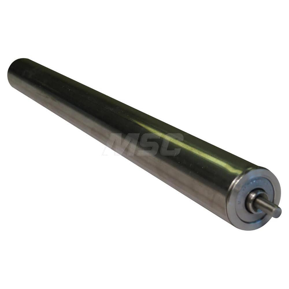 Roller Skids; Roller Material: Stainless Steel; Load Capacity: 46; Color: Chrome; Finish: Natural; Compatible Surface Type: Smooth; Roller Length: 21.0000 in; Roller Width: 1.3750; Roller Height: 1.375 in; Roller Diameter: 1.3750; Overall Height: 1.375 in