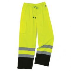 8915BK M LIME BLK BOTT RAIN PANTS - Benchmark Tooling