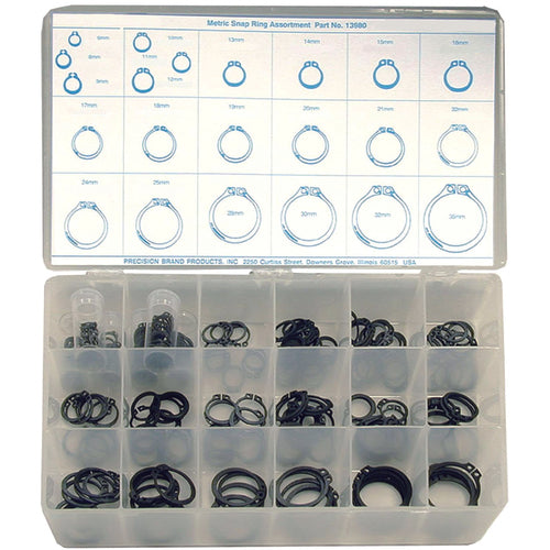 295 PC MM SNAP RING ASST - Exact Industrial Supply