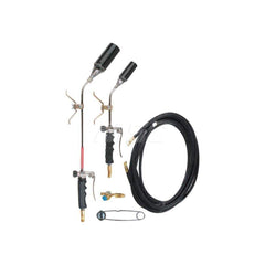 Propane & MAPP Torch Kits; Application: Heating; Tip Number: 1; Flame Diameter: 1.0000 in; Includes: Spark Lighter; 26 in Torch; 25 ft Hose; 14 in Torch; Brass Regulator; Maximum Soft Solder: N/A; Minimum Soft Solder: N/A; Type: Heating