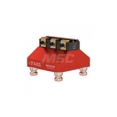 CNC Quick-Change Clamping Modules; Actuation Type: Manual; Mounting Hole Location: Bottom; Overall Length: 4.95; Width/Diameter (mm): 5; Length (Inch): 4.95; Length (Decimal Inch): 4.95; Overall Width: 5