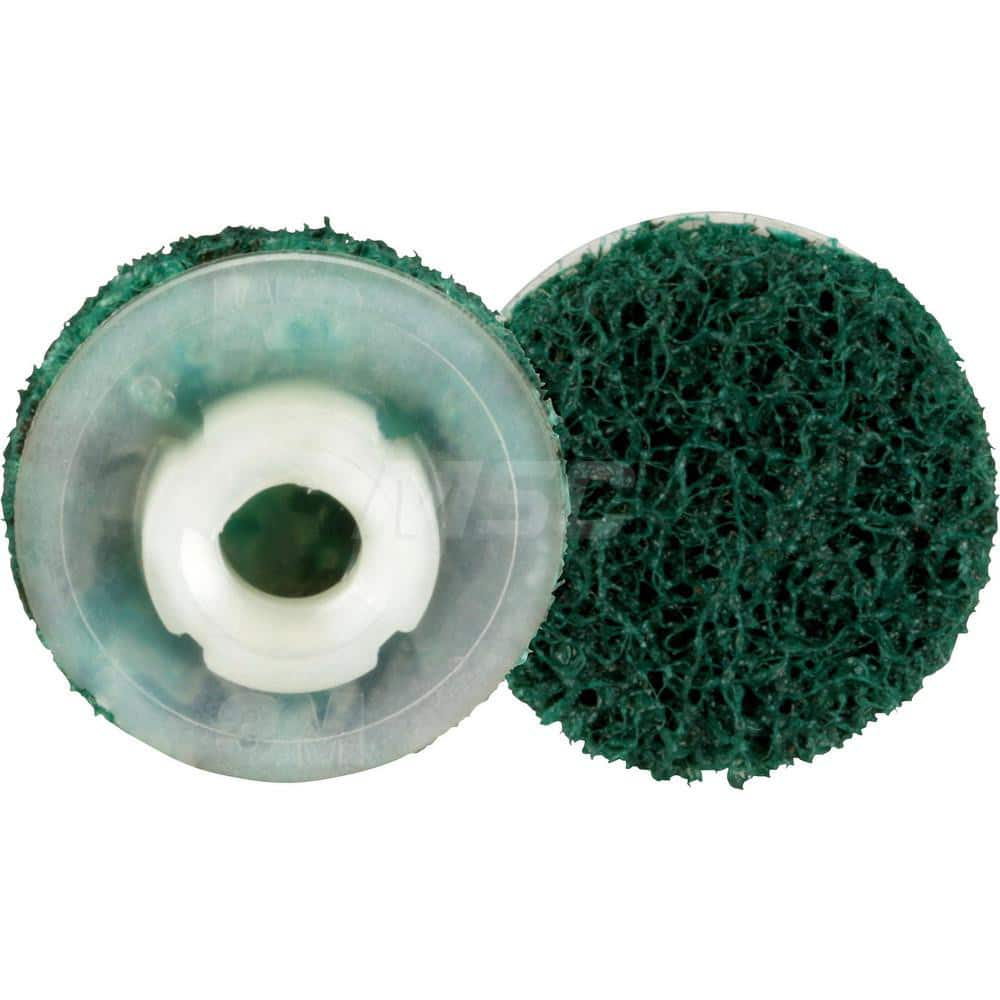 Quick-Change Disc: Roloc TS, 3/4″ Disc Dia, Ceramic, Non-Woven Green, Non-Woven Backed, 30,000 RPM