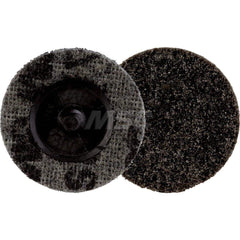 Quick-Change Disc: Roloc TR, 2″ Disc Dia, Ceramic, Non-Woven Gray, Non-Woven Backed, 25,000 RPM