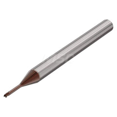 Corner Radius End Mill: 0.1″ Radius, 3 Flutes, Solid Carbide 4″ Shank Dia, Helix, HXT Coated, Centercutting, Series SME714