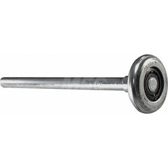 Garage Door Hardware; Type: Overhead Garage Door Roller; 3in. Steel Long Stem; Fits 3″ Overhead Garage Door Track; For Use With: Commercial Doors; Overhead Door; Material: Steel; Overall Length: 7.75; Includes: 7/16″ Hardened Steel Stem; 10 Ball Bearing w